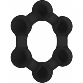 NO. 82 WEIGHTED COCK RING NEGRO