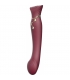 ZALO VIBRADOR REINA CLEOPATRA CON CALOR - ROJO