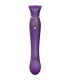 ZALO VIBRADOR REINA CLEOPATRA CON CALOR - MORADO