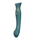 ZALO KIT VIBRADOR REINA CLEOPATRA CON CALOR - VERDE