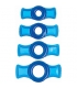 SET ANILLOS TITANMEN AZUL