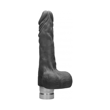 PENE REALÍSTICO CON VIBRACIÓN 17CM - NEGRO