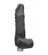 PENE REALÍSTICO CON VIBRACIÓN 23CM - NEGRO