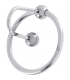 ANILLO SPERMSTOPPER ACERO - 30 MM - PLATA