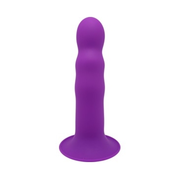 HITSENS 3 - DILDO SILICONA DOBLE DENSIDAD MORADO